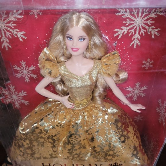 Barbie 2020 Holiday Blonde Barbie, Open Box - Picture 5 of 17